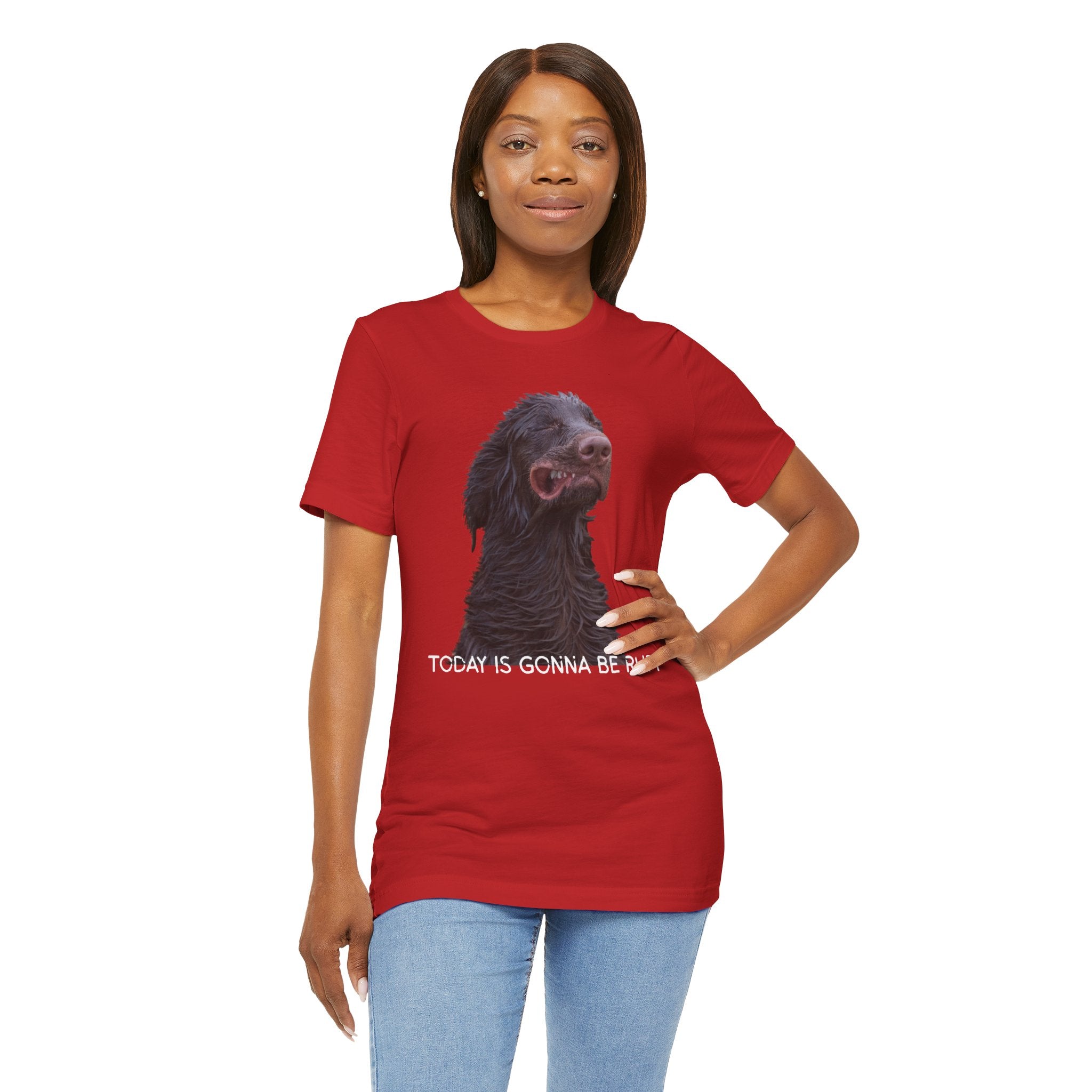 Today Is Gonna Be Ruff Dog T-Shirt — Funny Dog Meme Tee