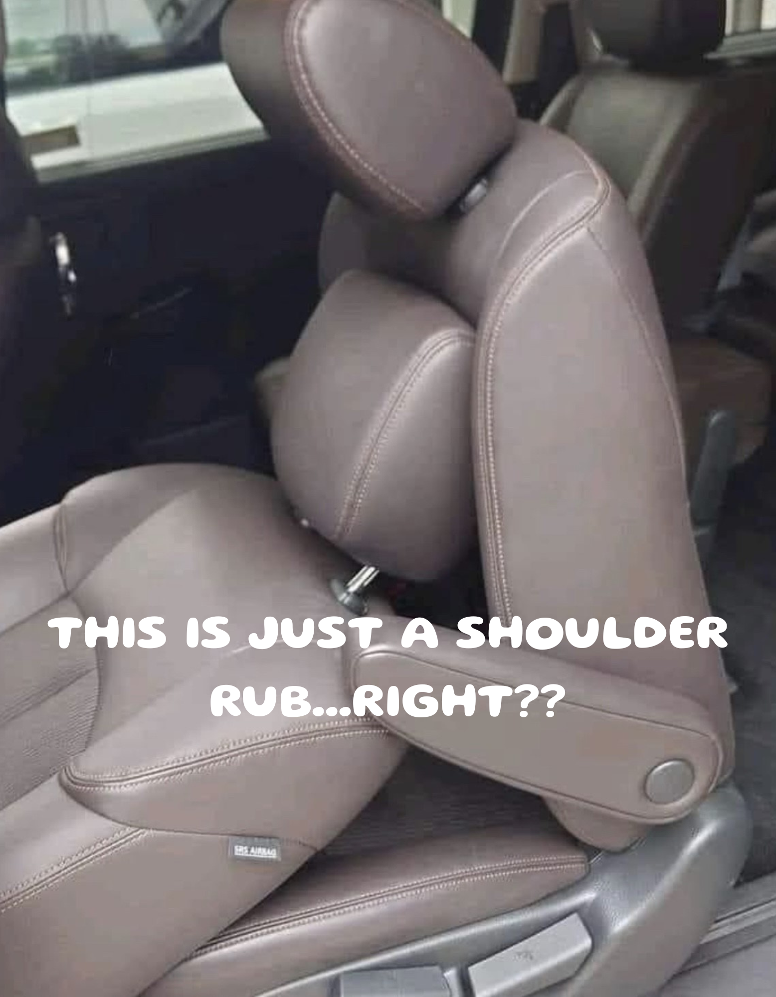 This is Just a Shoulder Rub....Right?