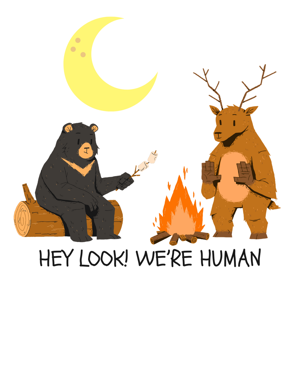 Hey Look! We're Human