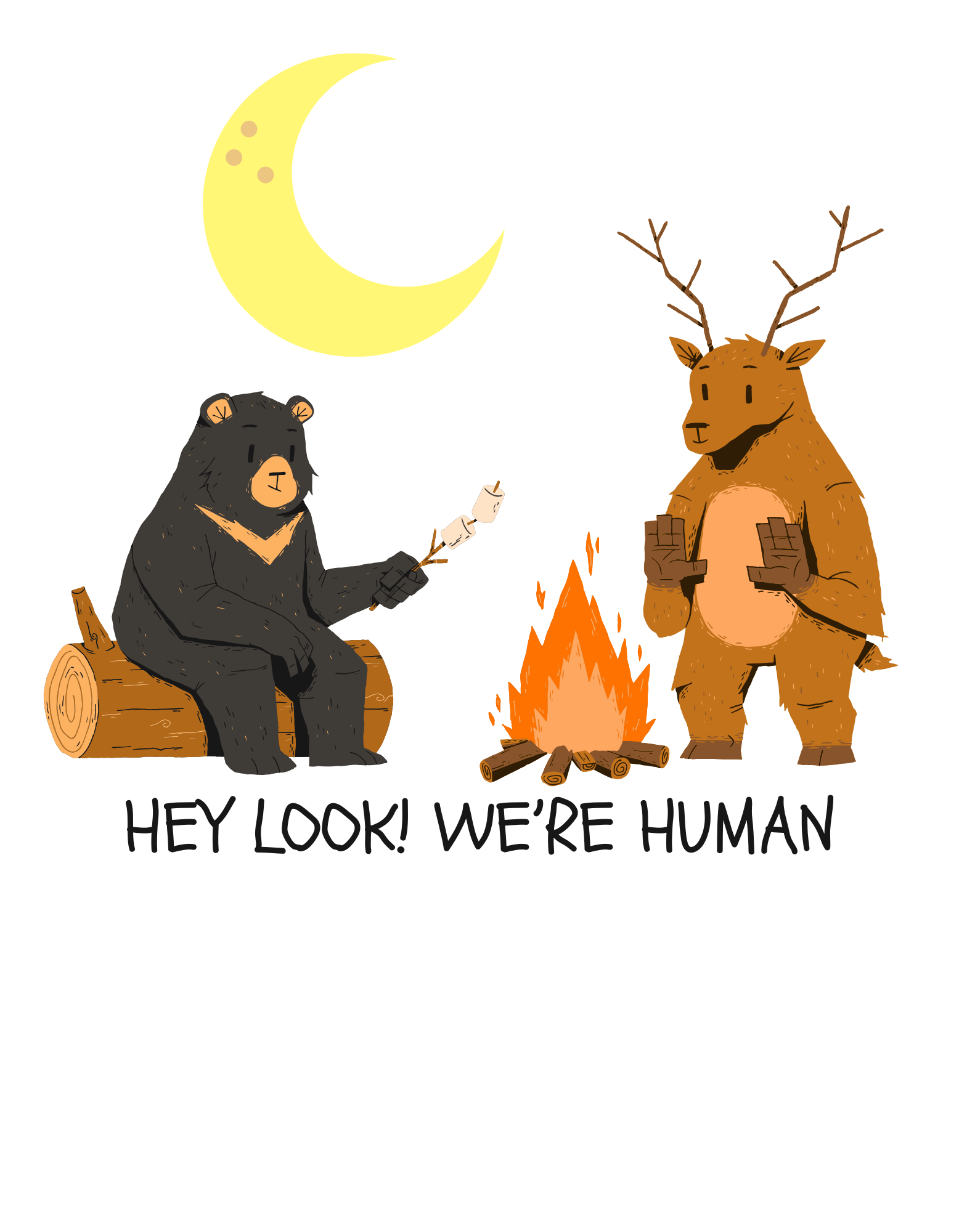 Hey Look! We're Human