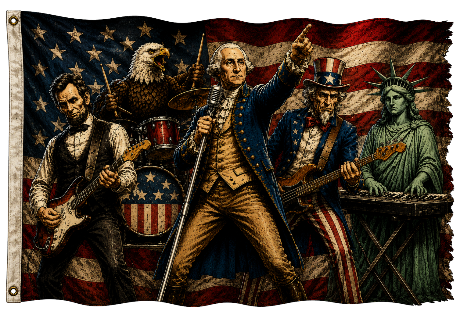 America 250 Patriotic Tee